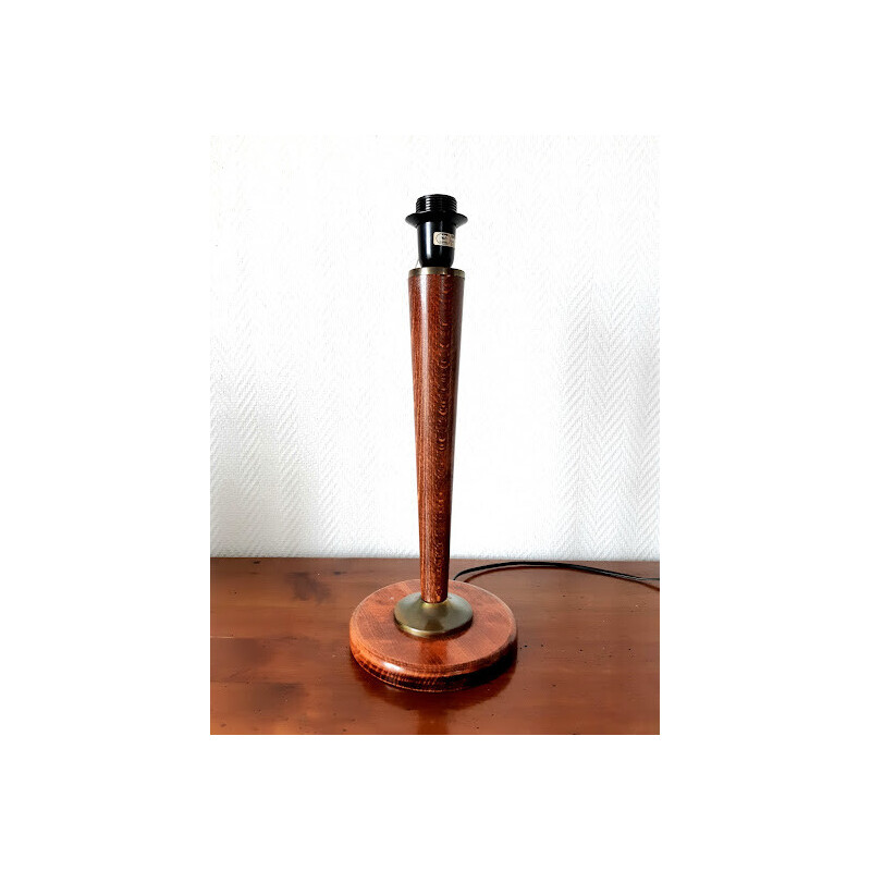 Vintage-Lampe Ozeandampfer aus Holz, 1950