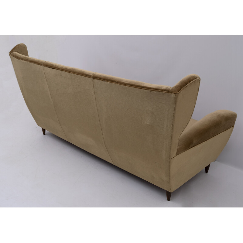 Mid-century Italian high back sofa by Gio Ponti, 1950s