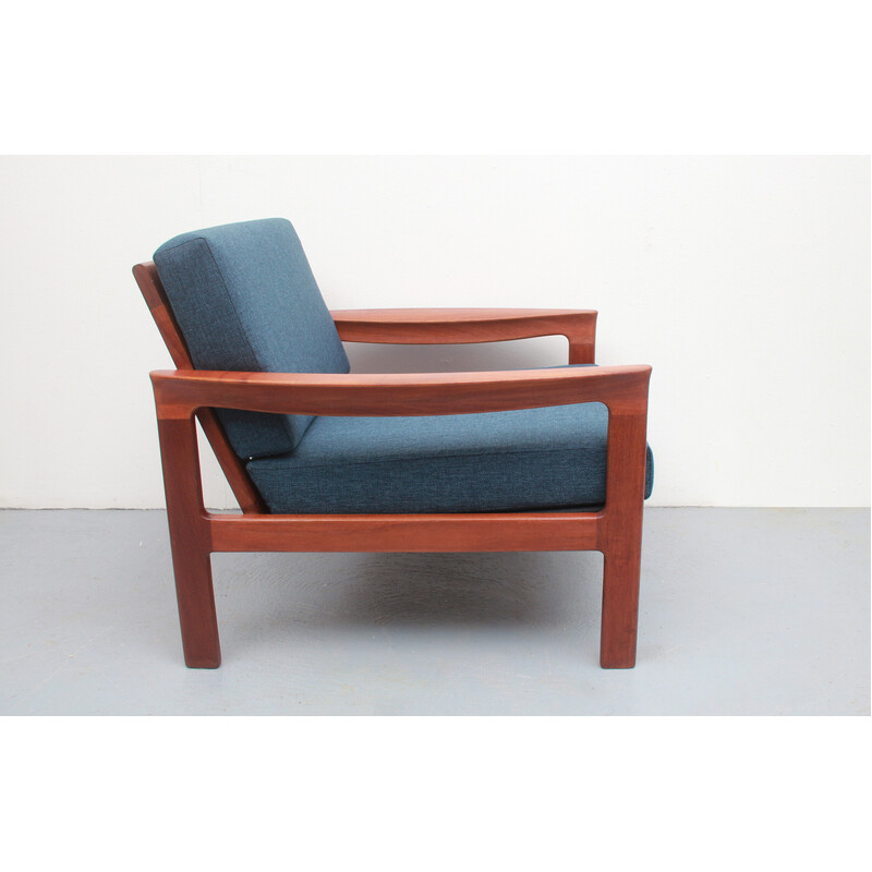 Vintage armchair teka by Arne Wahl Iversen for Komfort, Denmark 1960s