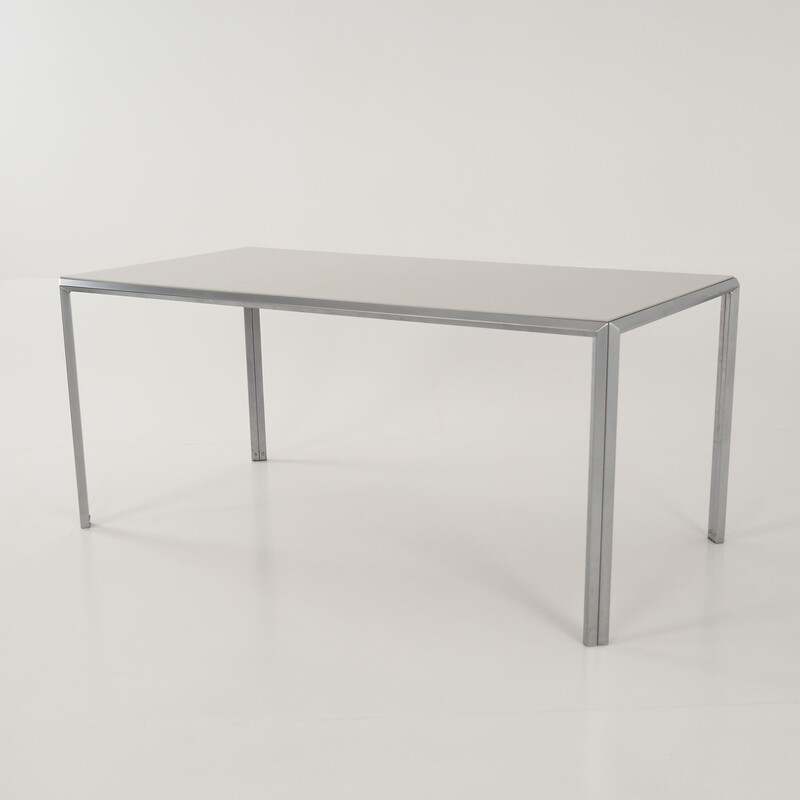 Vintage scandinavian aluminum desk by Montana, 1970