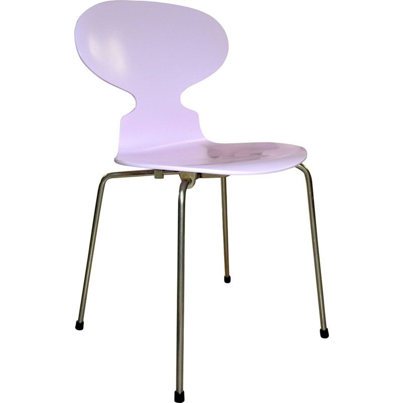 Set of 6 pink Ant chairs by Arne Jacobsen for Fritz Hansen - 1970s