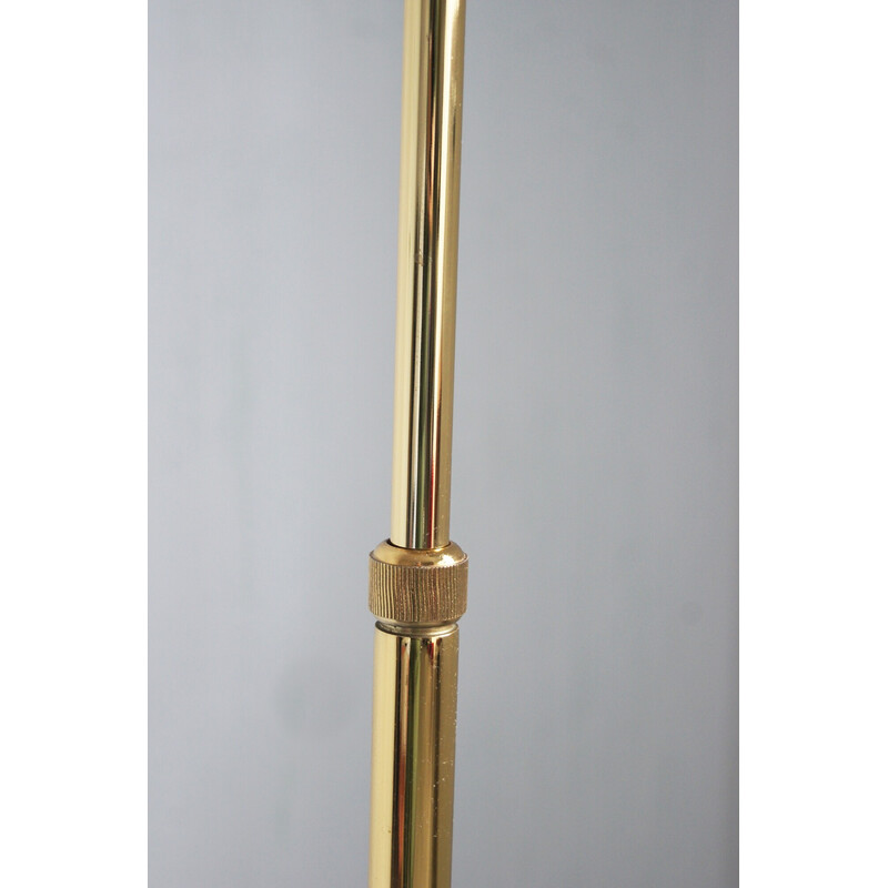 Vintage brass adjustable floor lamp, Italy