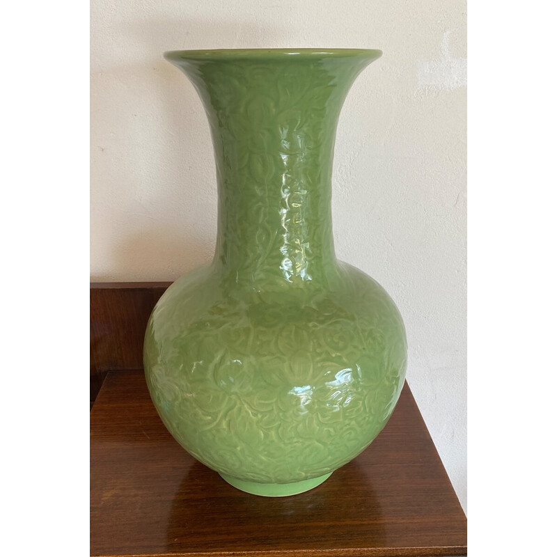 Vintage Seladon Vase, China