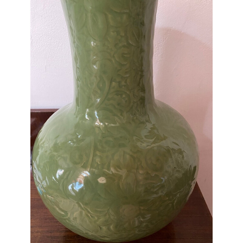 Vintage vaso de celadon, China