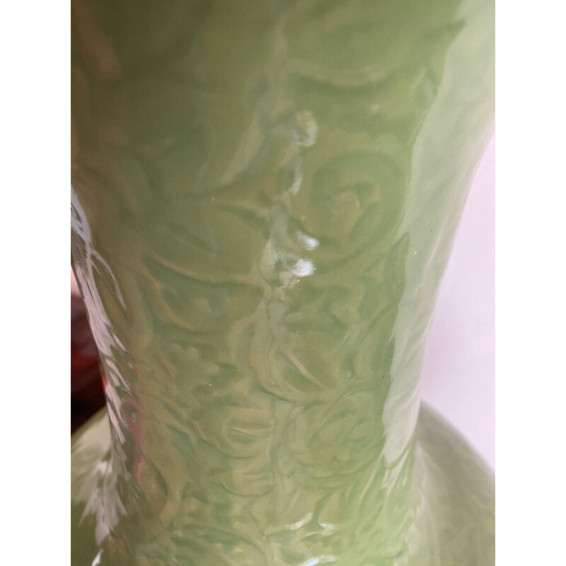 Vintage celadon vase, China