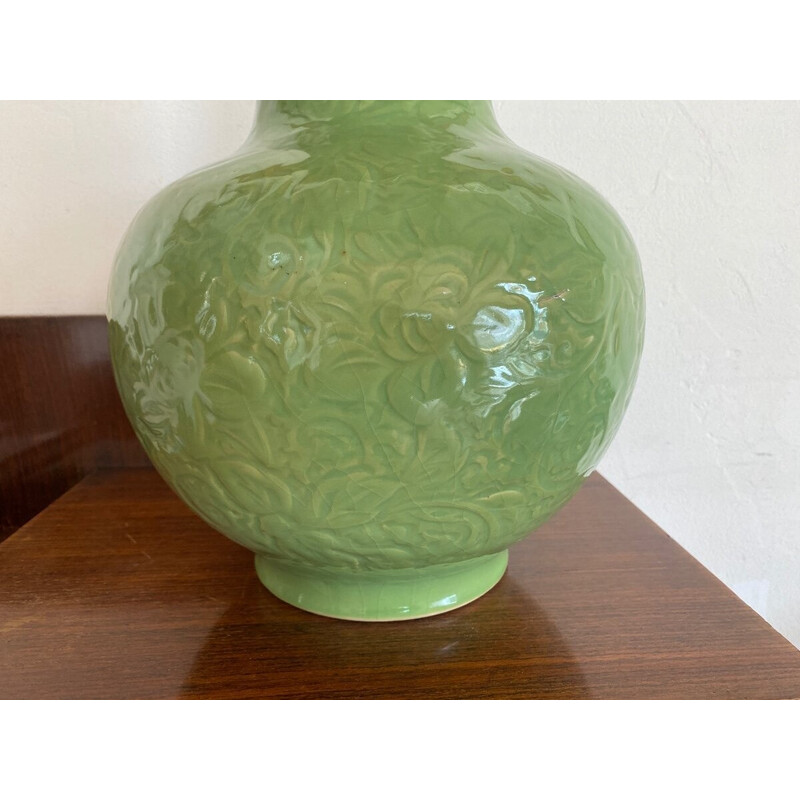 Vintage vaso de celadon, China