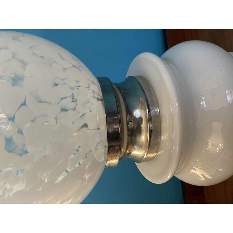 Lampe vintage en verre de murano par Carlo Nason