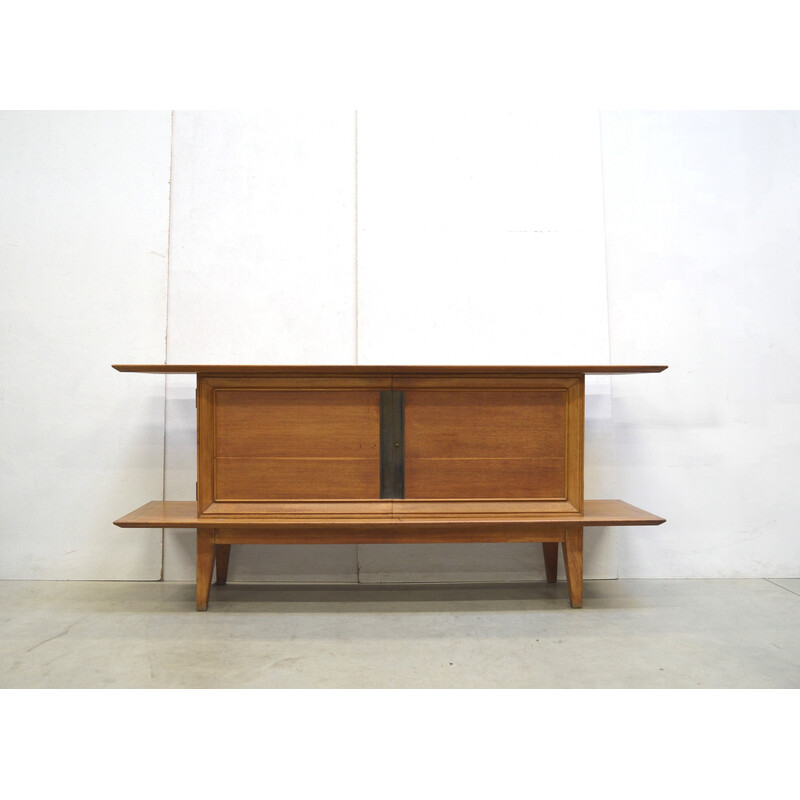 Vintage oak sideboard by Colette Gueden, France 1947