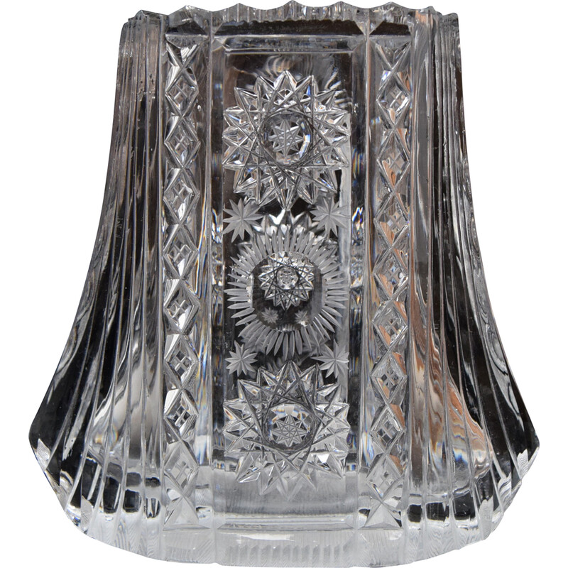 vase vintage en verre - cristal
