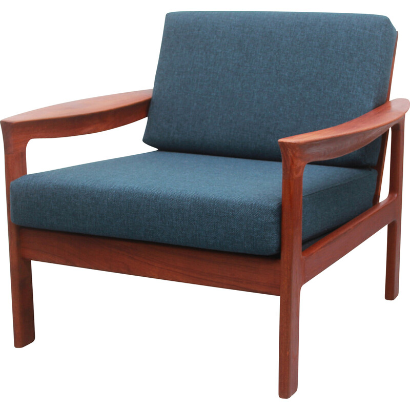 Vintage-Sessel teka von Arne Wahl Iversen für Komfort, Dänemark 1960er Jahre