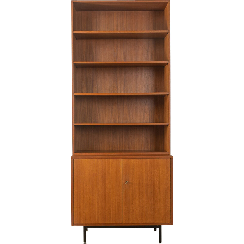 Libreria vintage in teak per DeWe, Germania 1960