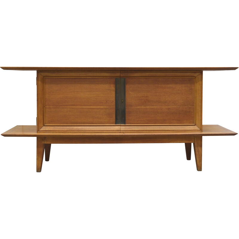 Vintage oak sideboard by Colette Gueden, France 1947