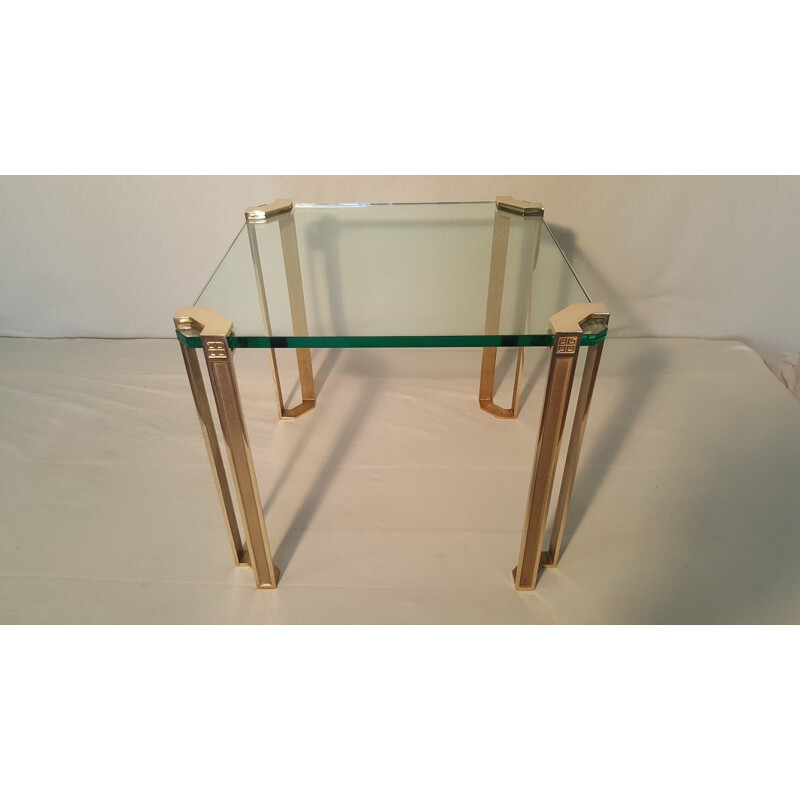 Brass coffee table by Peter Ghyczy - 1970s