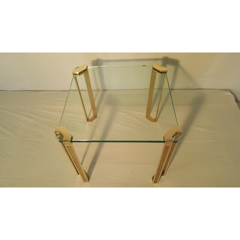 Brass coffee table by Peter Ghyczy - 1970s