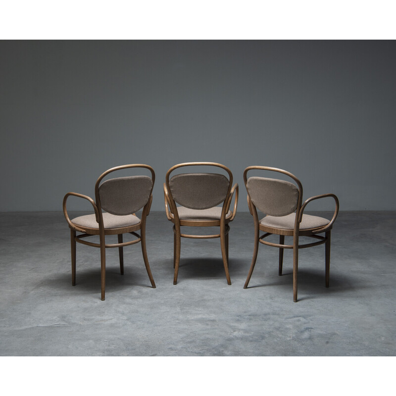 Set of 6 vintage chairs '215Pf' by Michael Thonet, Germany 1950