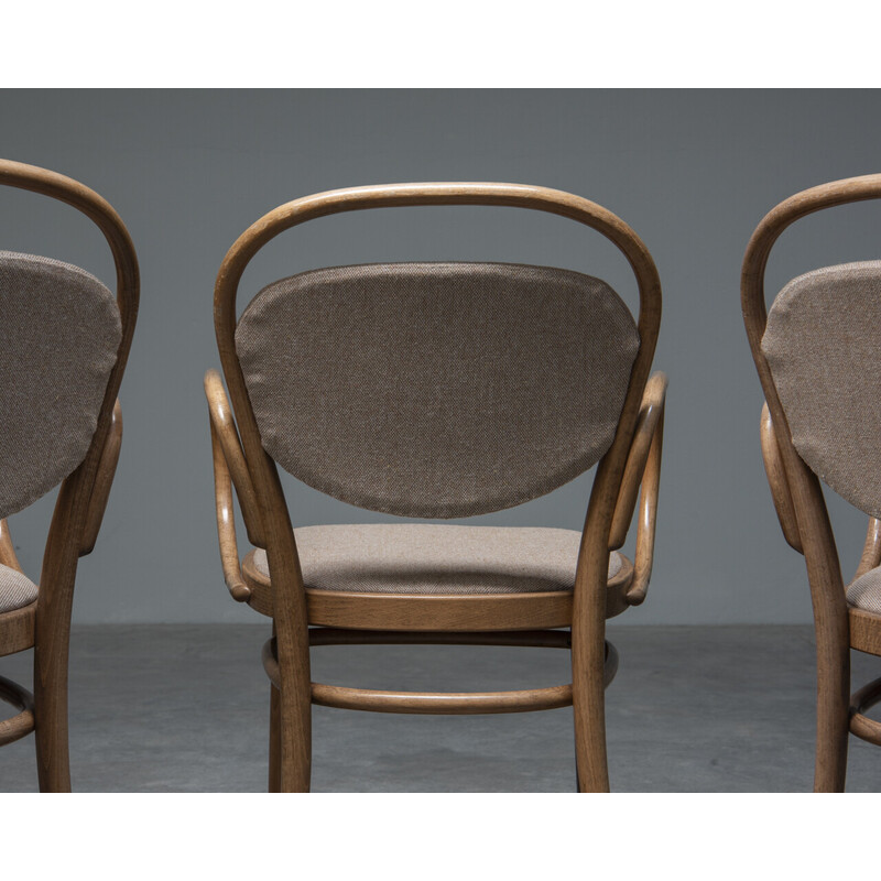 Conjunto de 6 cadeiras "215Pf" vintage de Michael Thonet, Alemanha 1950