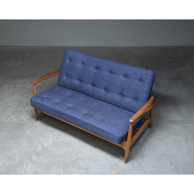 Vintage 2-Sitzer Sofa 'Fd161' von Arne Vodder für France und Daverkosen, Dänemark 1950