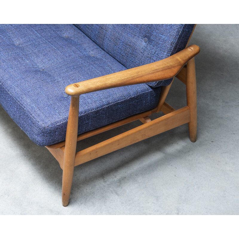 Vintage 2 seater sofa 'Fd161' by Arne Vodder for France and Daverkosen, Denmark 1950