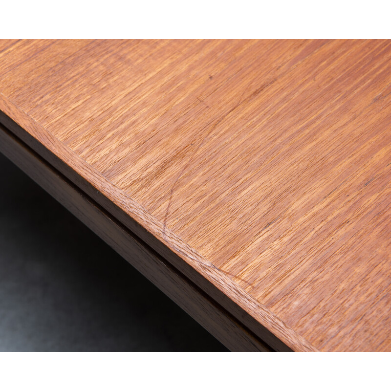 Vintage teak coffee table by Ole Wanscher for Aj Iversen, Denmark 1960