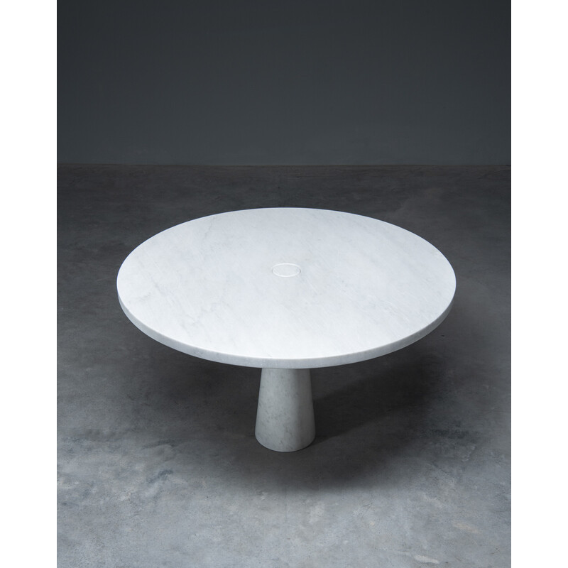 Table vintage en marbre de la série 'Eros' par Angelo Mangiarotti pour Skipper, Italie 1970