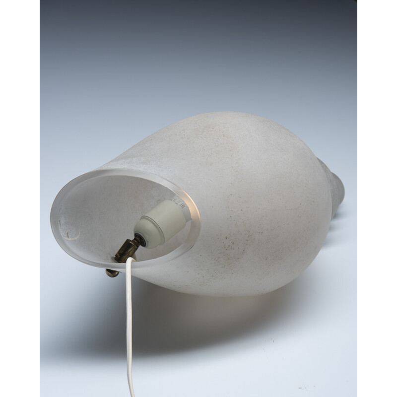 Vintage lamp in the shape of a shell by A. Seguso, Italy 1950