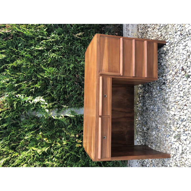 Vintage modernist teak desk, 1950