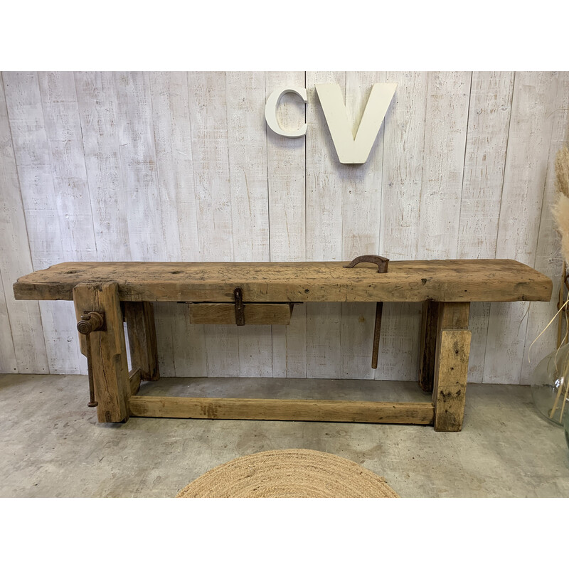 Vintage carpenter workbench