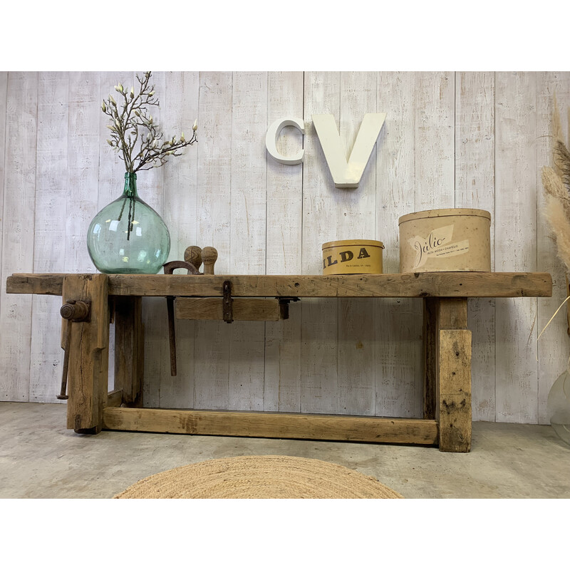 Vintage carpenter workbench