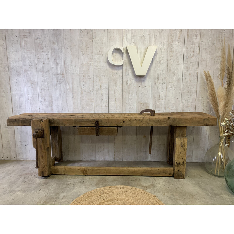 Vintage carpenter workbench