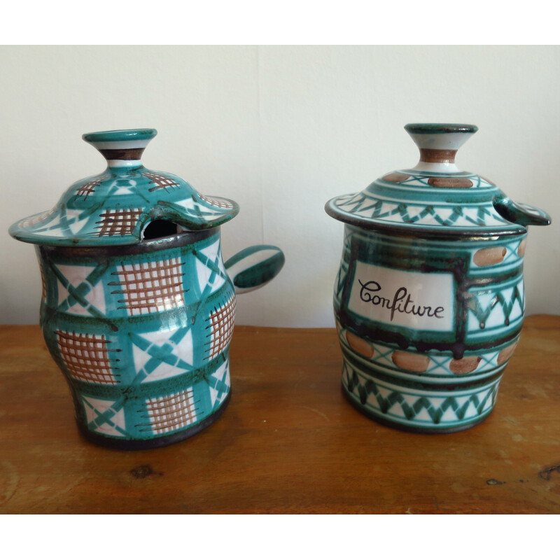 Vintage ceramic pots by Robert Picault