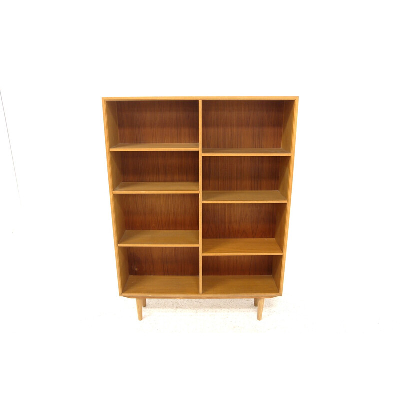 Scandinavian vintage teak bookcase, Sweden 1960