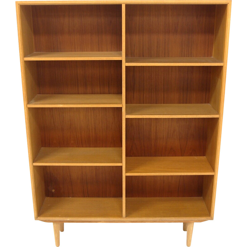 Scandinavian vintage teak bookcase, Sweden 1960