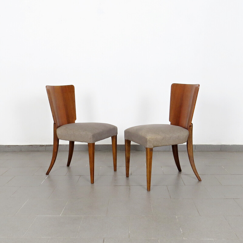Set van 4 vintage stoelen van Jindřich Halabala voor Up Závody