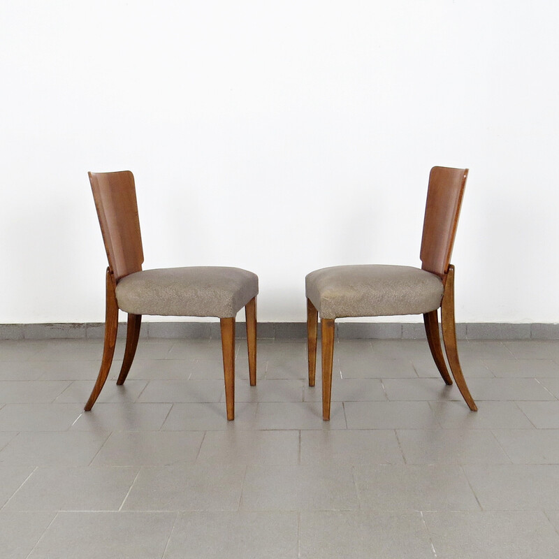 Set van 4 vintage stoelen van Jindřich Halabala voor Up Závody