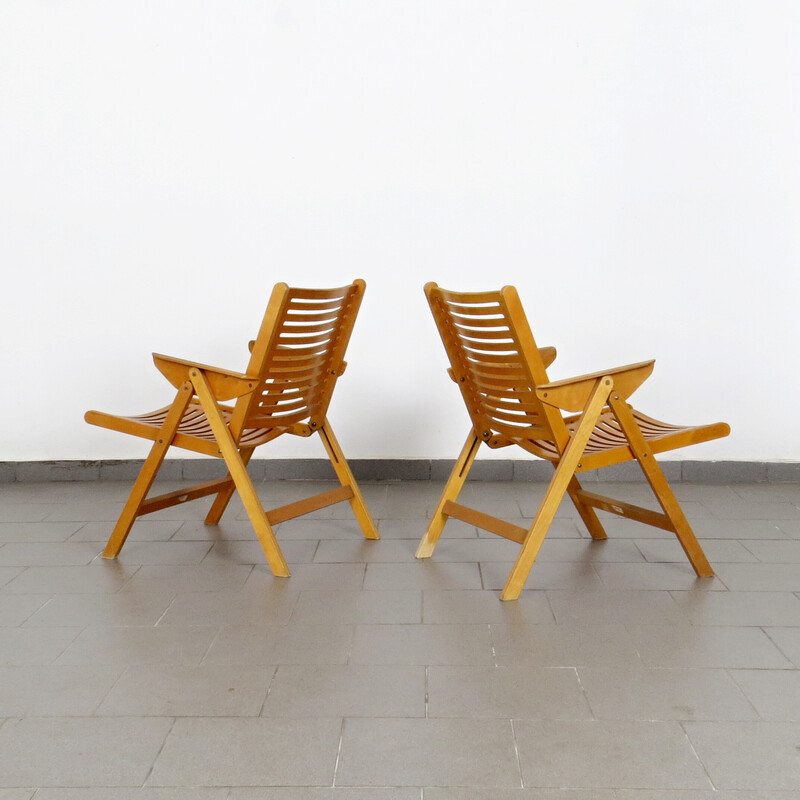 Paar klappbare Sessel von Niko Kralj