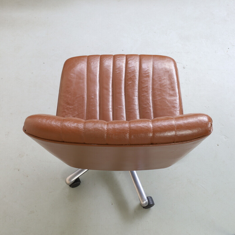 Cadeira de secretária Vintage por Osvaldo Borsani para a Tecno, Itália 1970