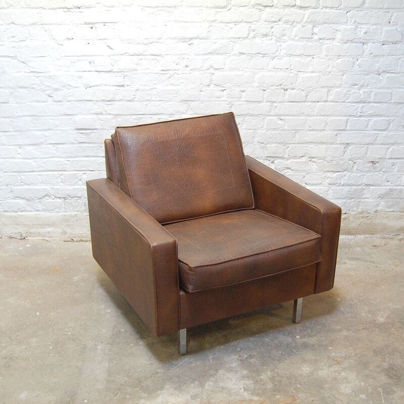 Fauteuil vintage modèle "Cleveland" par Pierre Guariche pour Meurop, 1969-1970