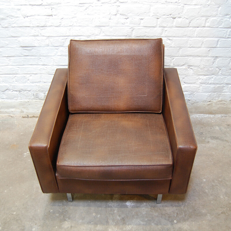 Vintage armchair model "Cleveland" by Pierre Guariche for Meurop, 1969-1970
