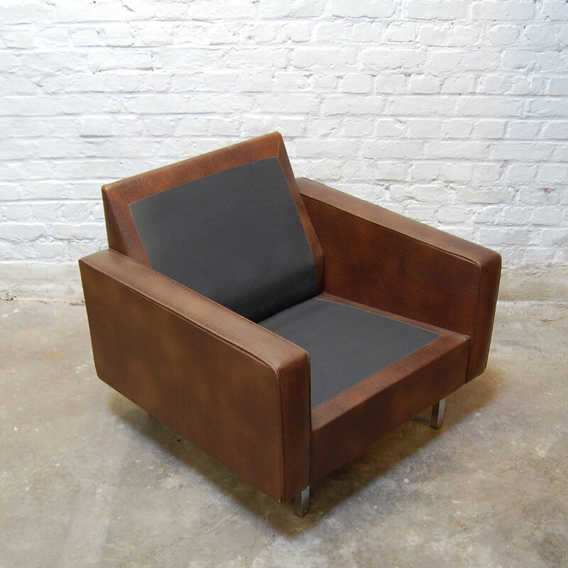 Vintage fauteuil model "Cleveland" van Pierre Guariche voor Meurop, 1969-1970