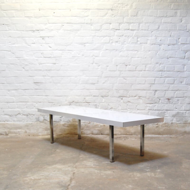 Table basse vintage de Pierre Guariche pour Meurop, 1970