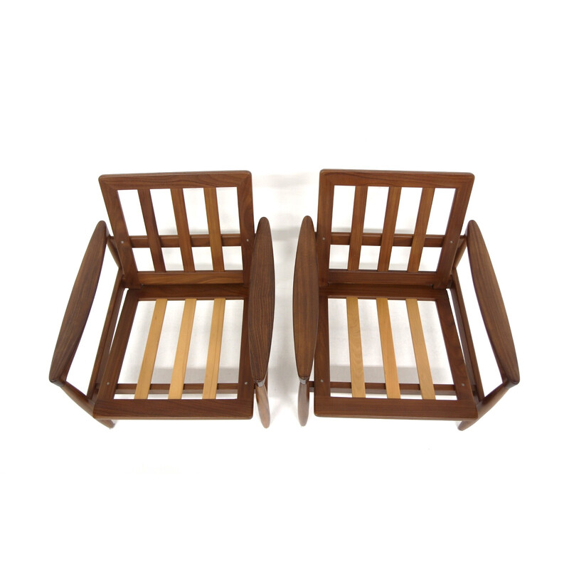 Pareja de sillones vintage "Kolding" de Erik Wørtz para Möbel-Ikea, Suecia 1960