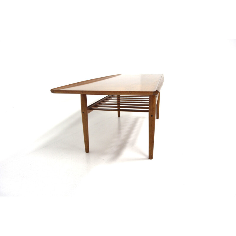 Vintage Scandinavian teak coffee table by Grete Jalk for Glostrup Møbelfabrik, Denmark 1960