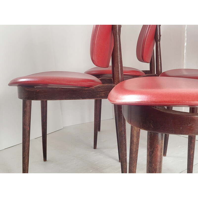 Conjunto de 4 cadeiras Pegasus vintage para Baumann, 1960