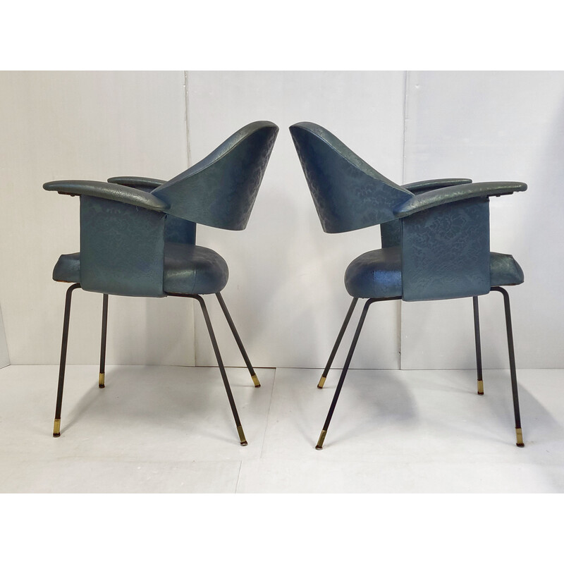 Paire de fauteuils italeins vintage, 1950
