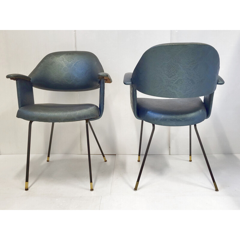 Paar italeinische Vintage-Sessel, 1950