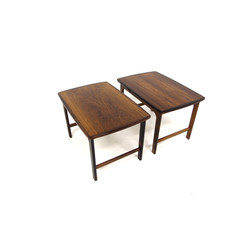 Pair of vintage rosewood night stands, Sweden 1960