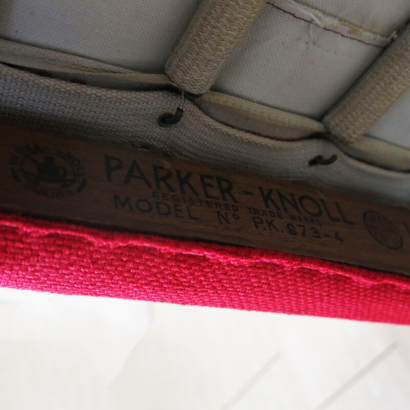 Bergère rouge de Parker Knoll - 1960