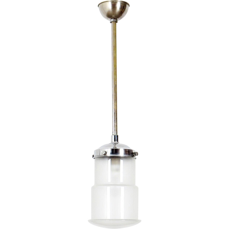 Vintage pendant lamp in chrome
