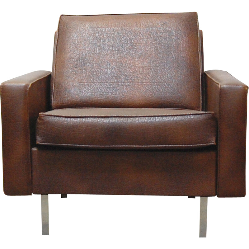 Vintage fauteuil model "Cleveland" van Pierre Guariche voor Meurop, 1969-1970