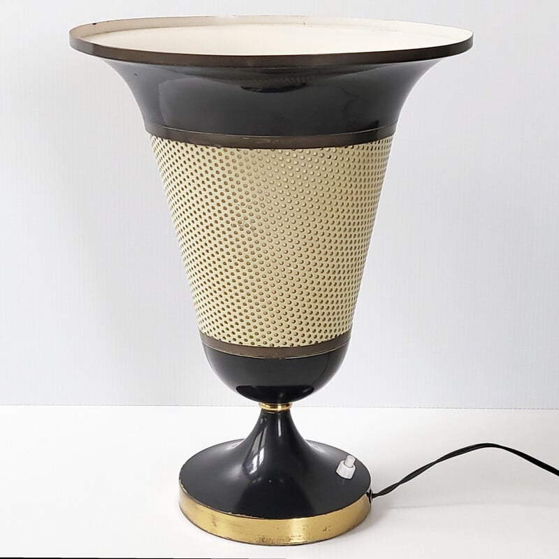 Vintage urn table lamp, 1950